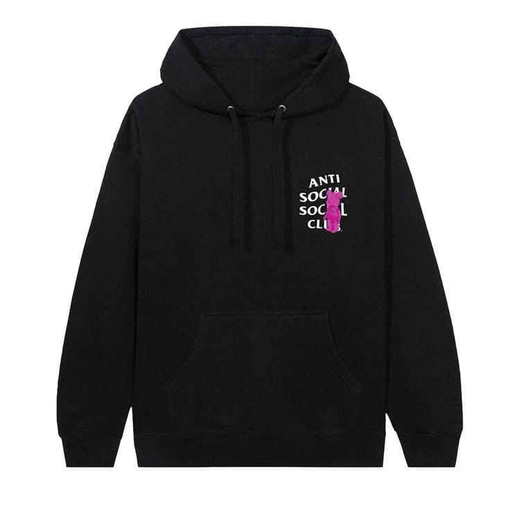 Anti Social Social Club Bearbrick Hoodie Black