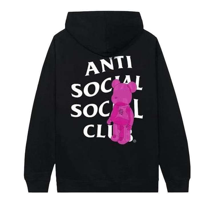 Anti Social Social Club Bearbrick Hoodie Black