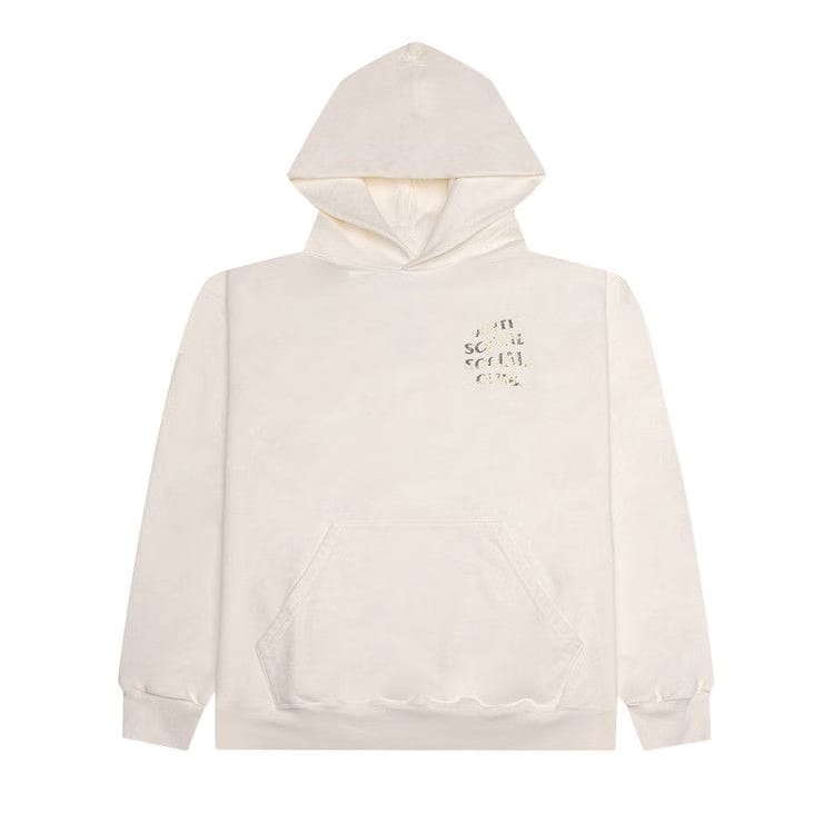 Anti Social Social Club Mind Game Weathered Hoodie Natural