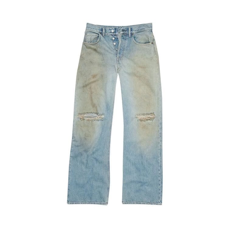 Acne Studios Loose Fit Jeans Mid Blue