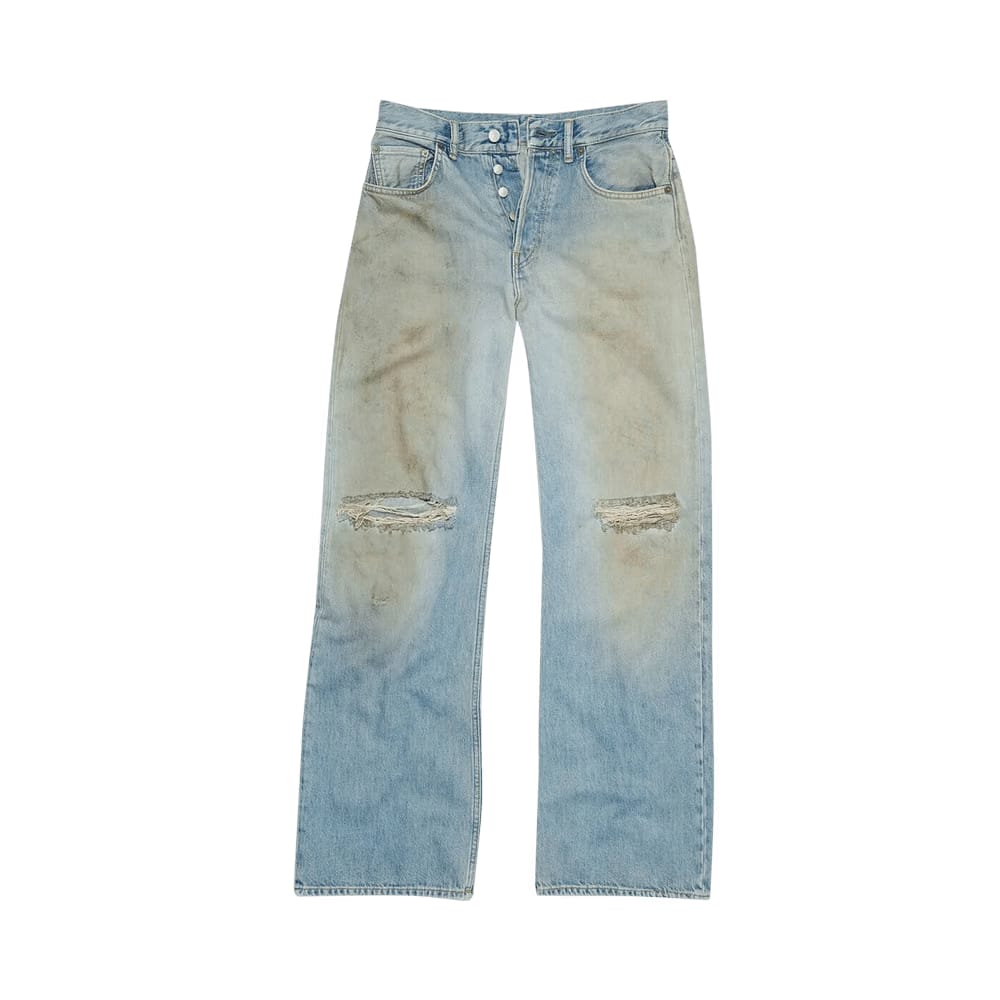 Acne Studios Loose Fit Jeans Mid Blue