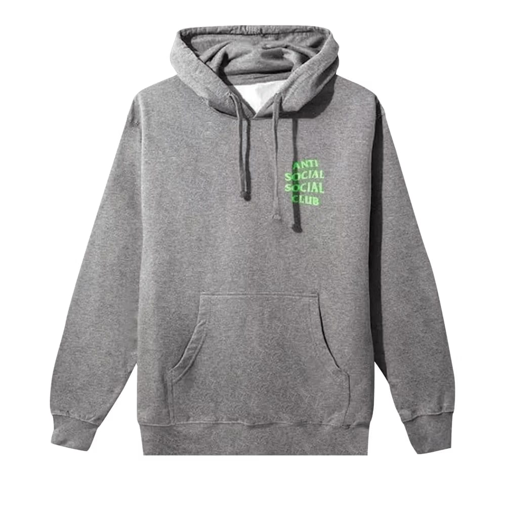 Anti Social Social Club Solid Snake Hoodie Grey