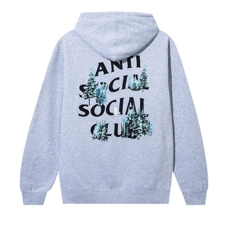 Anti Social Social Club x 686 Hardpack Hoodie Heather Grey