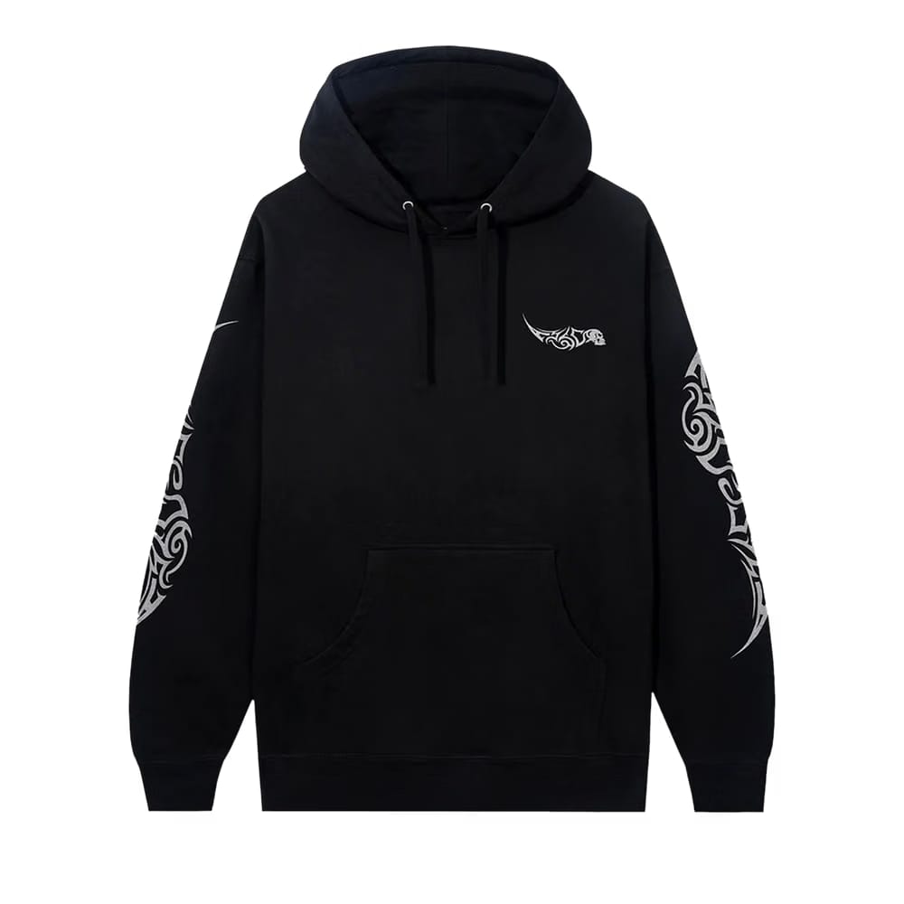 Anti Social Social Club I Get Into It Tie Dye Hoodie Black