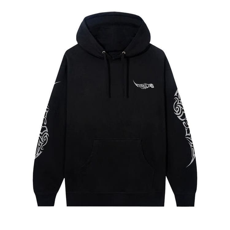 Anti Social Social Club I Get Into It Tie Dye Hoodie Black