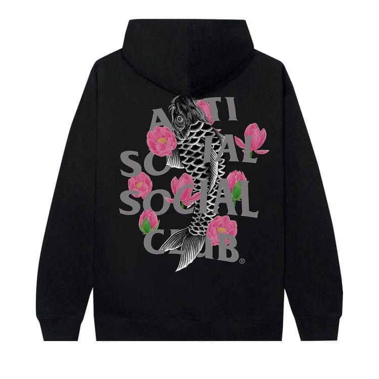 Anti Social Social Club Ornamental Hoodie Black