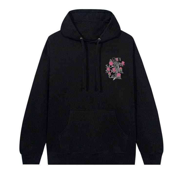 Anti Social Social Club Ornamental Hoodie Black