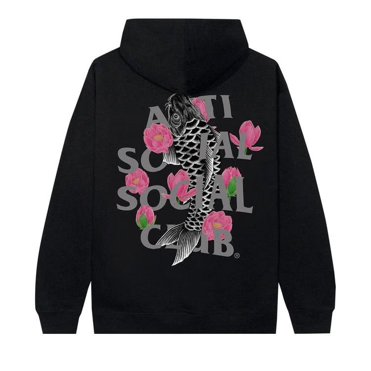 Anti Social Social Club Ornamental Hoodie Black
