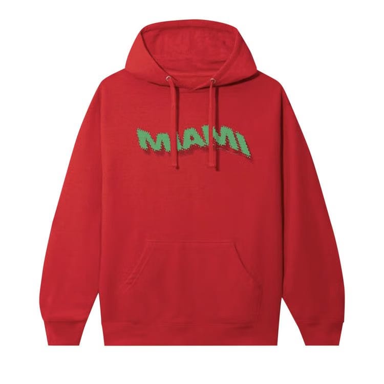 Anti Social Social Club Miami Hoodie Red