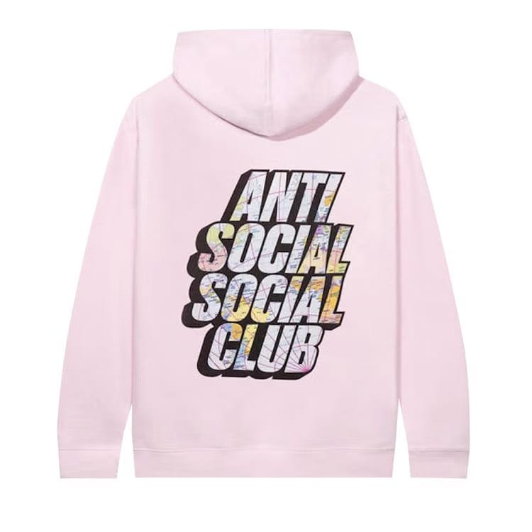 Anti Social Social Club Drop A Pin Hoodie Black