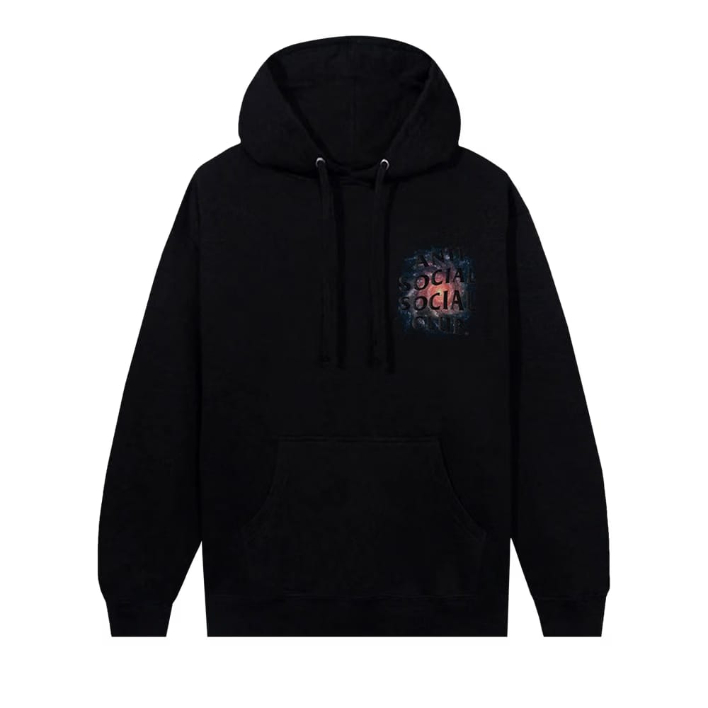 Anti Social Social Club Tonight, I'll Sit… Hoodie Black