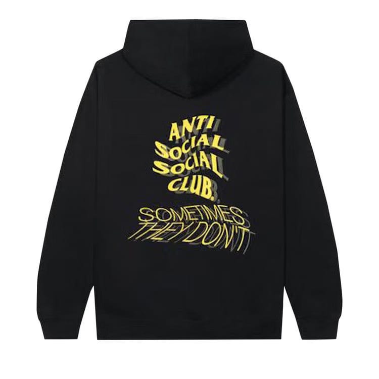 Anti Social Social Club Sometimes They Don't Hoodie Black