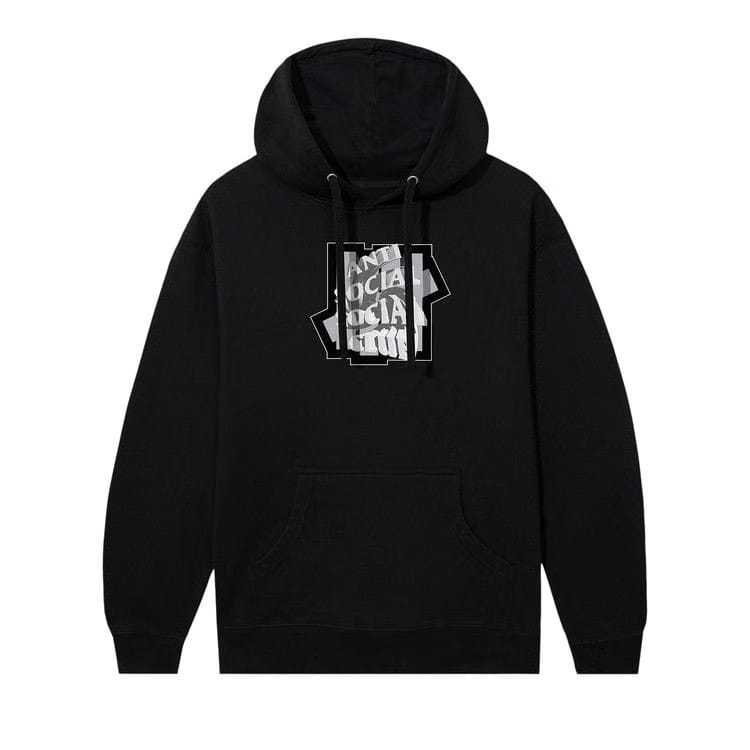 Anti Social Social Club x Undefeated Play Social Hoodie Black