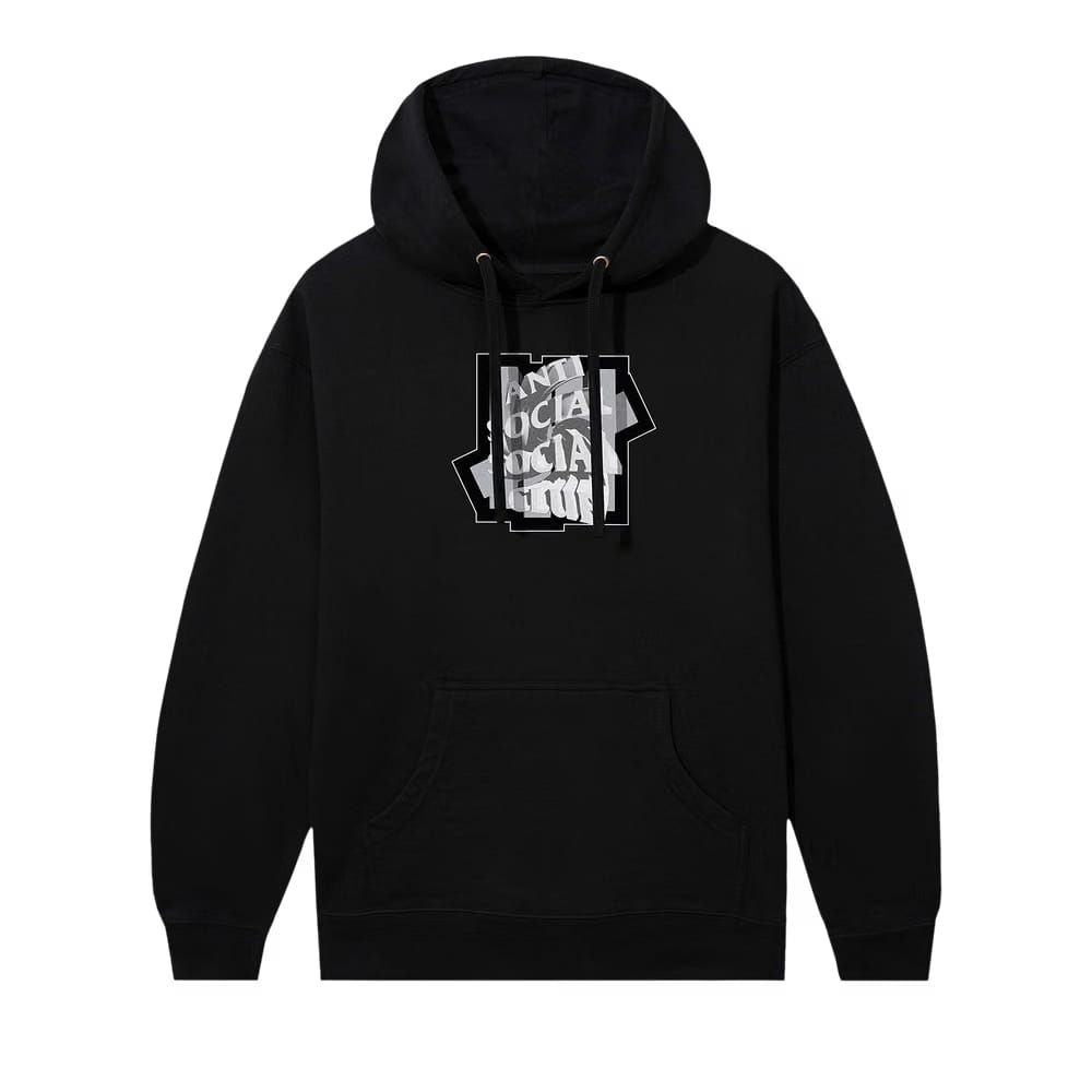Anti Social Social Club x Undefeated Play Social Hoodie Black