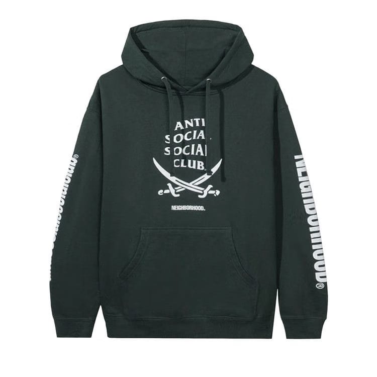 Anti Social Social Club x Neighborhood 6IX Hoodie Green