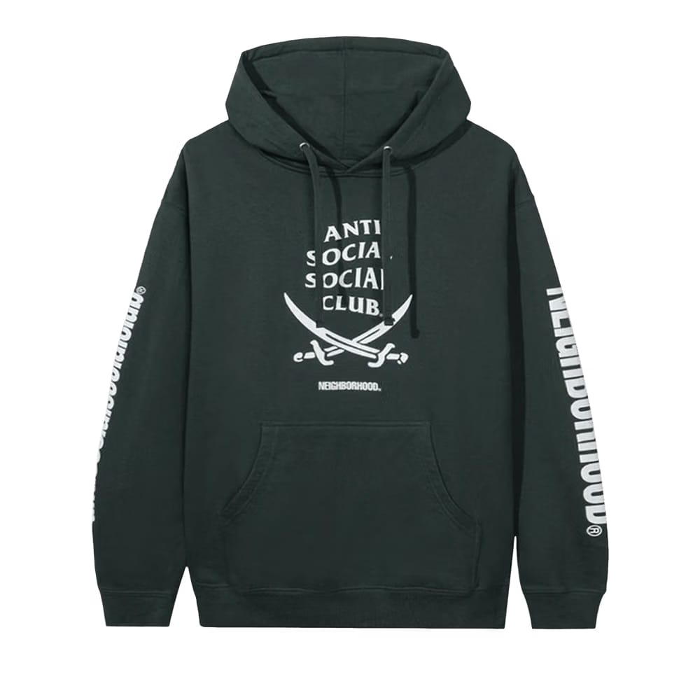 Anti Social Social Club x Neighborhood 6IX Hoodie Green