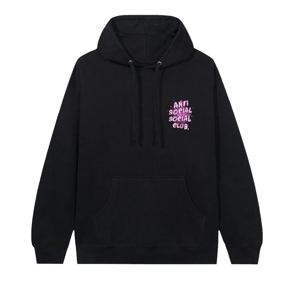 Anti Social Social Club I See Splash Hoodie Black/Pink