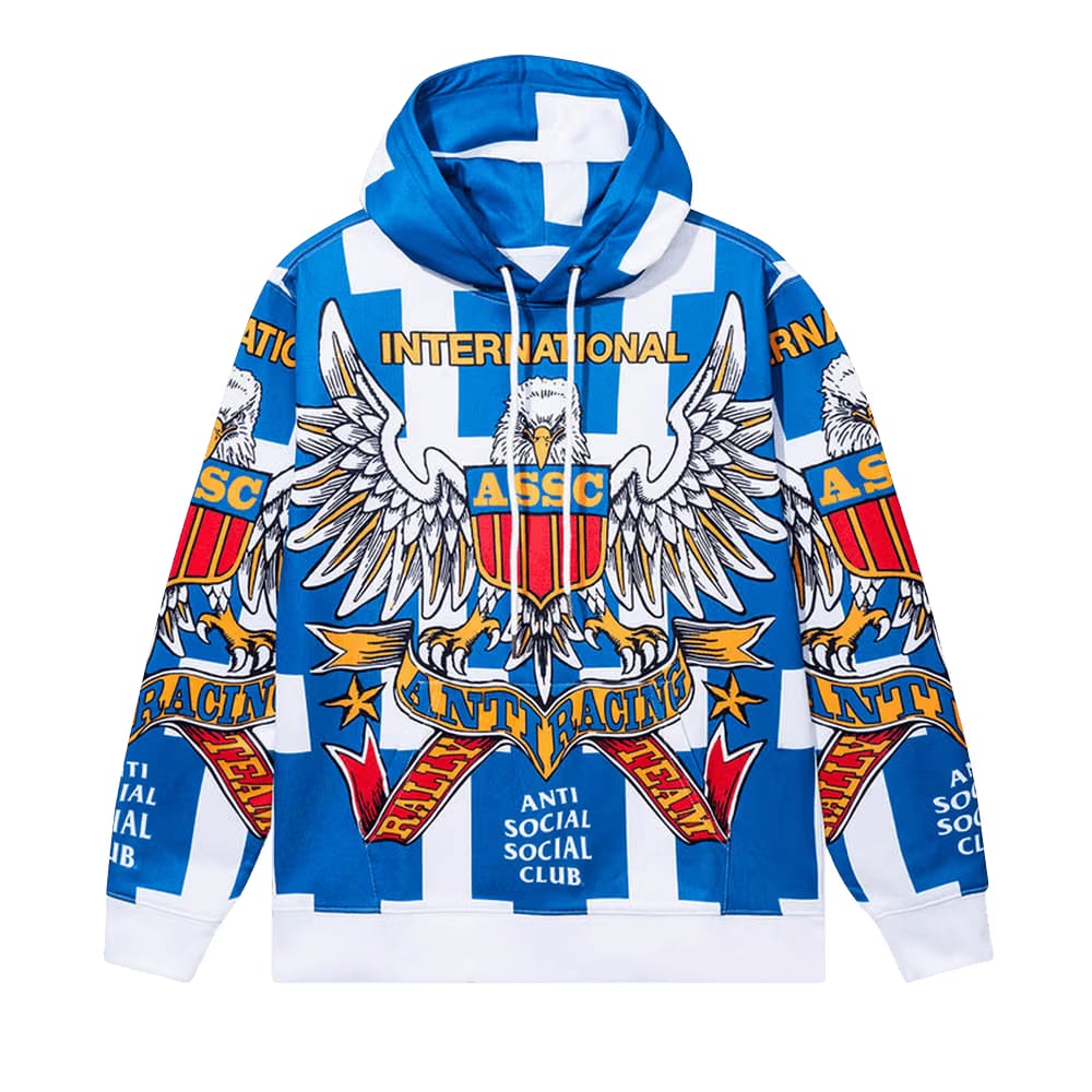 Anti Social Social Club Overanxious Hoodie White/Blue