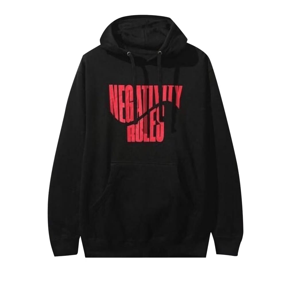 Anti Social Social Club Negativity Rules Hoodie Black