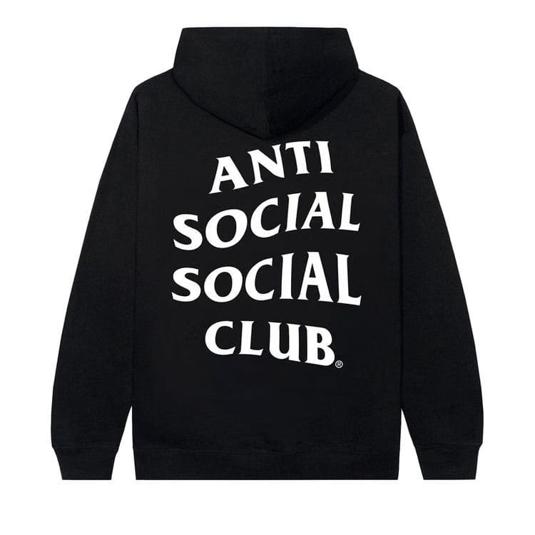 Anti Social Social Club Straight To Voicemail Hoodie Black