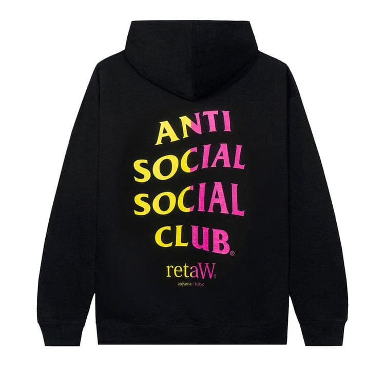 Anti Social Social Club x retaW Hoodie Black