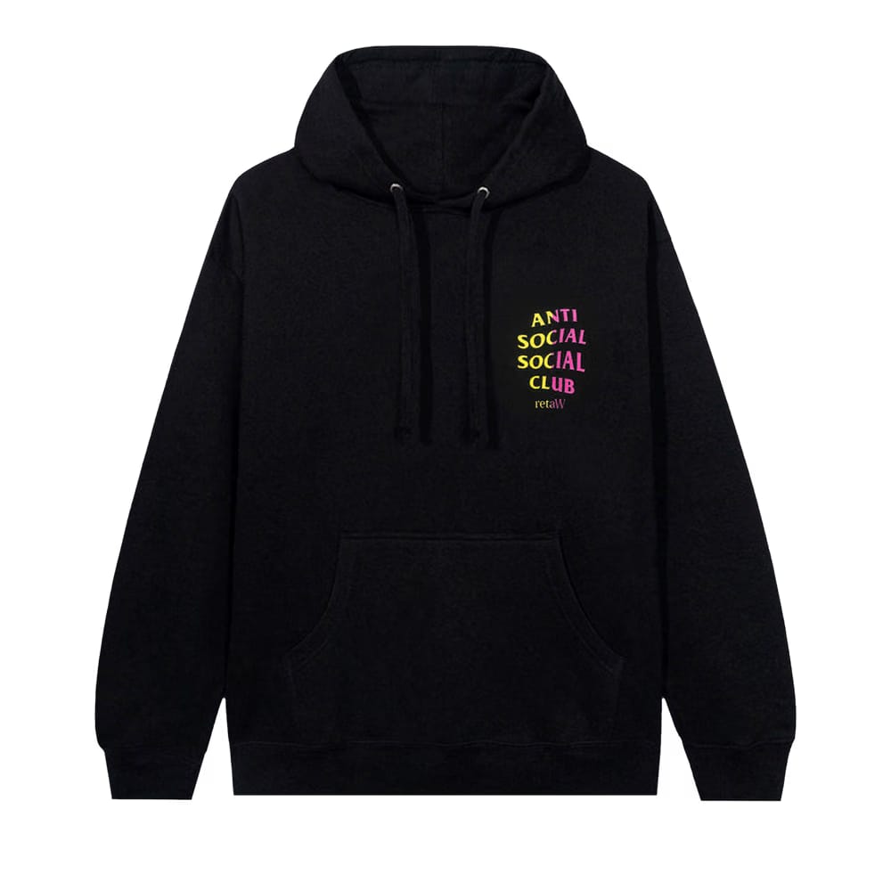 Anti Social Social Club x retaW Hoodie Black