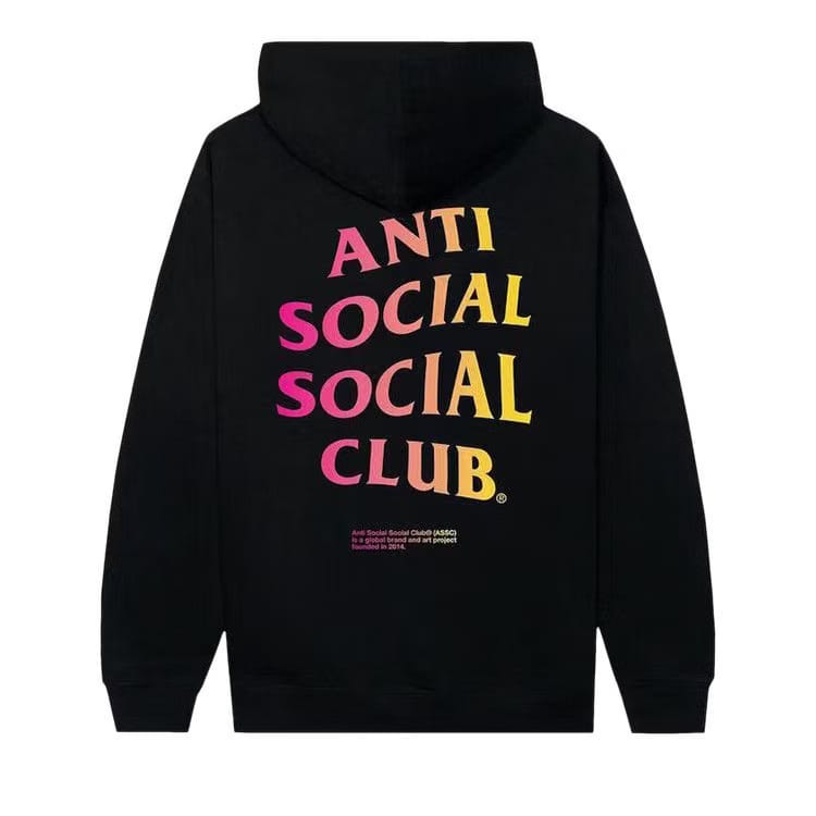 Anti Social Social Club Imprint Hoodie Black
