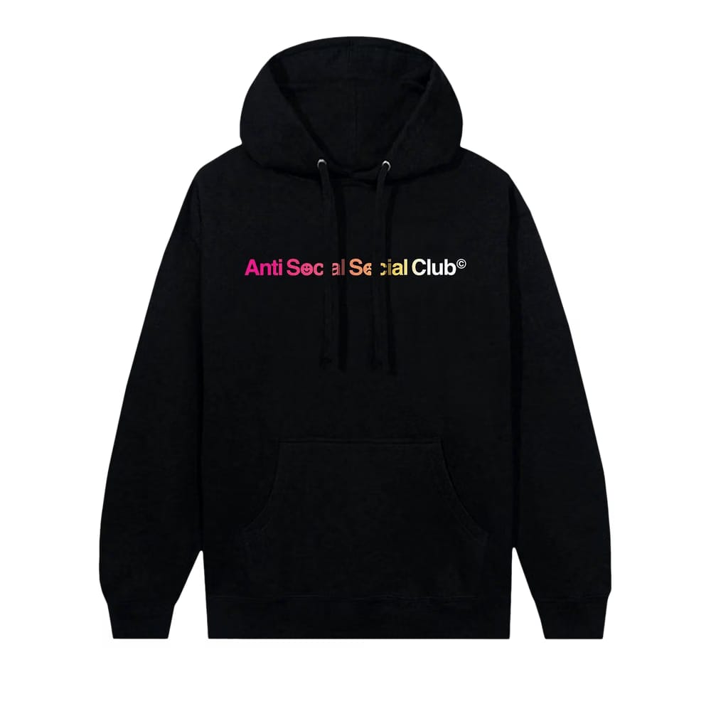 Anti Social Social Club Imprint Hoodie Black