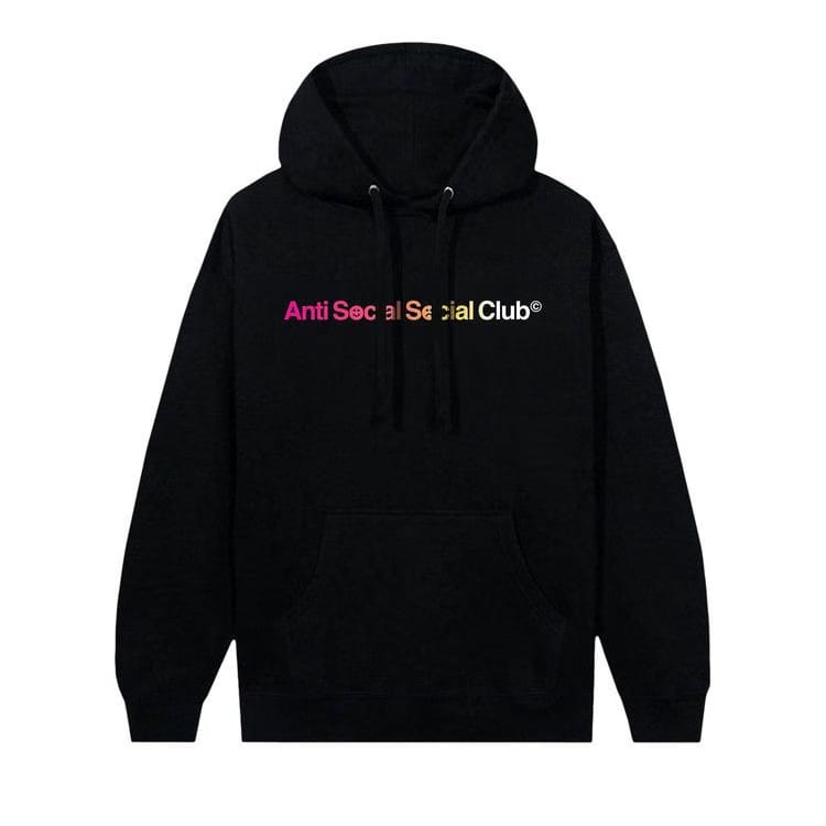 Anti Social Social Club Imprint Hoodie Black