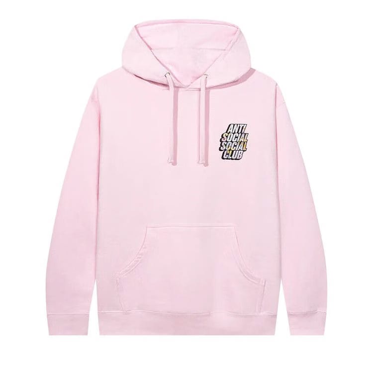 Anti Social Social Club Drop A Pin Hoodie Pink