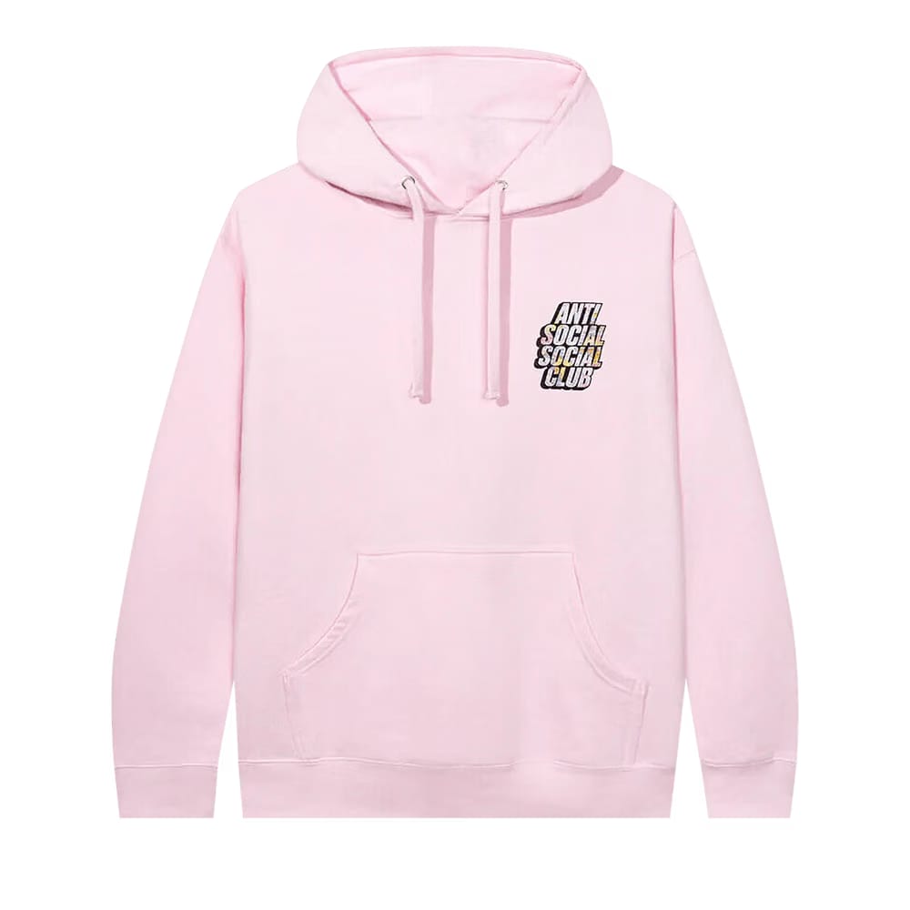 Anti Social Social Club Drop A Pin Hoodie Pink