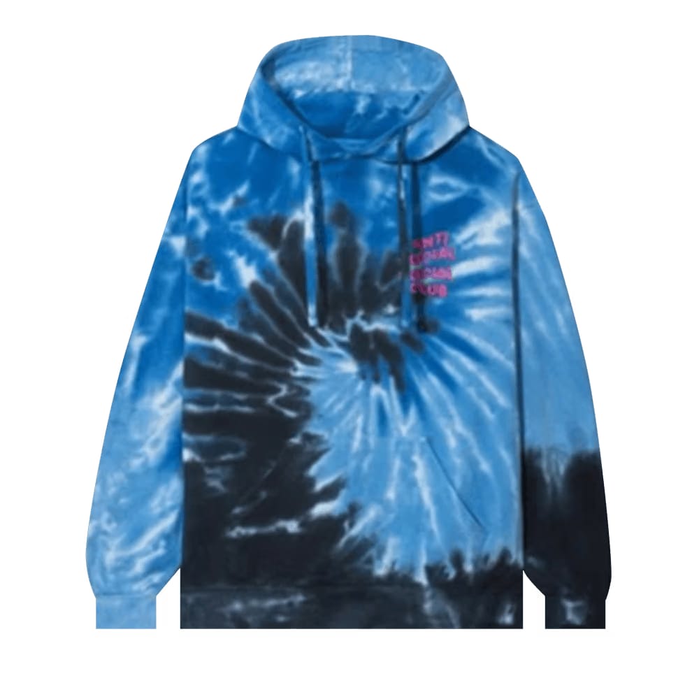 Anti Social Social Club Maniac Hoodie Blue Tie Dye