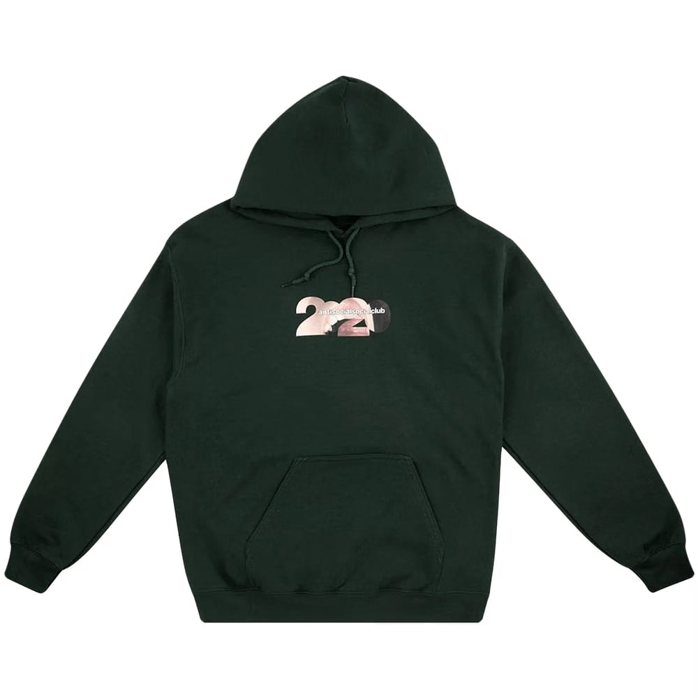 Anti Social Social Club Mouth Hoodie Green