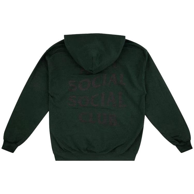 Anti Social Social Club Mouth Hoodie Green