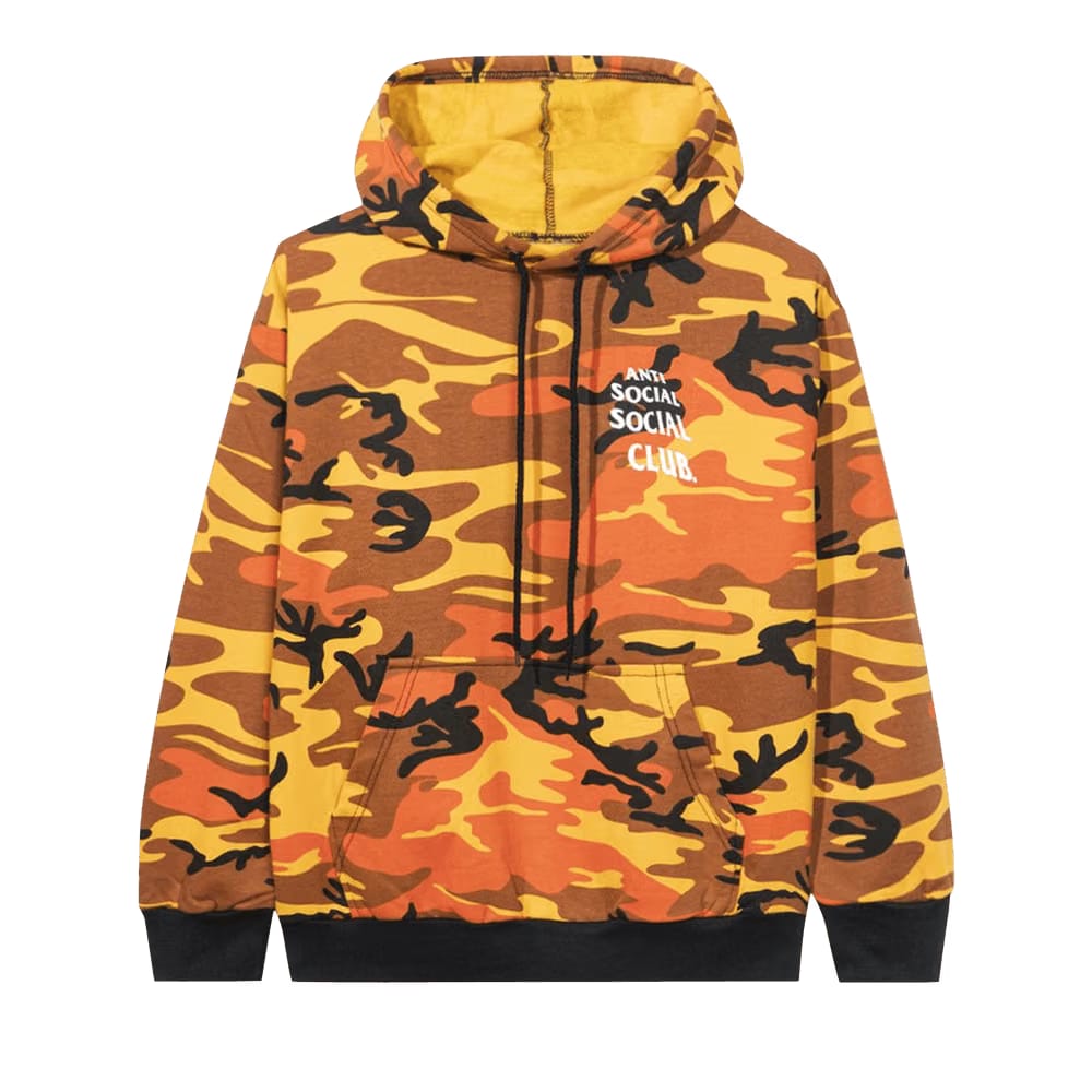 Anti Social Social Club True Colors Hoodie Orange Camo