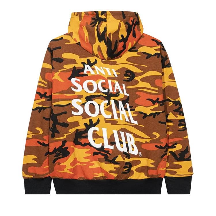 Anti Social Social Club True Colors Hoodie Orange Camo
