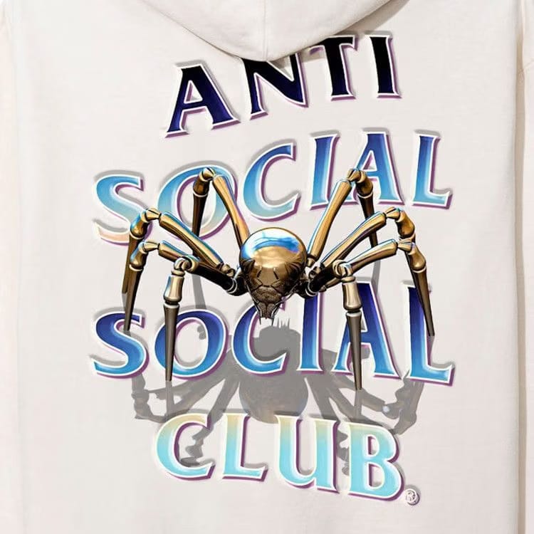 Anti Social Social Club Crawl To Me Hoodie Bone