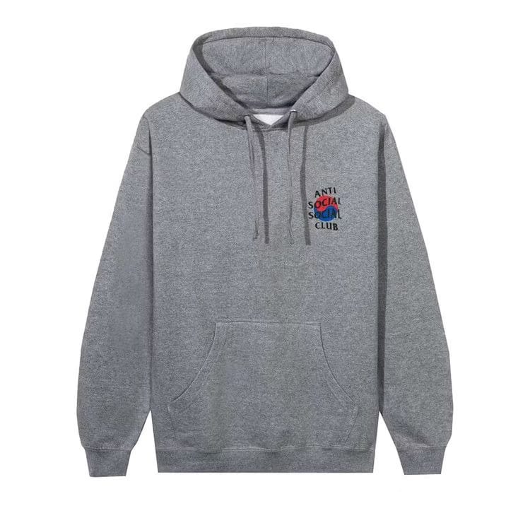 Anti Social Social Club x Case Study Flag Hoodie Grey