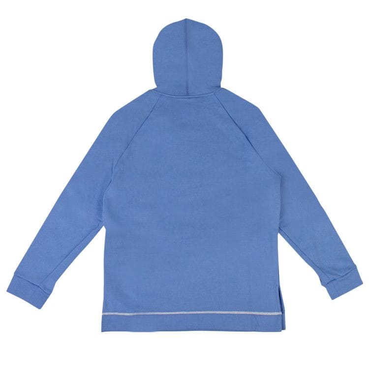 Fendi Logo Stripe Hoodie Blue