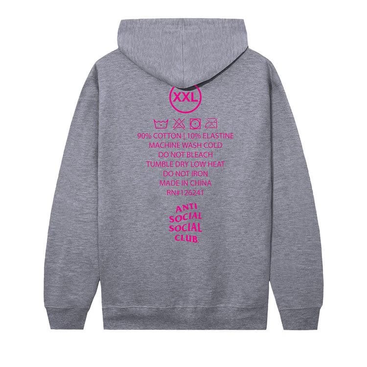 Anti Social Social Club Low Heat Hoodie Gunmetal Heather