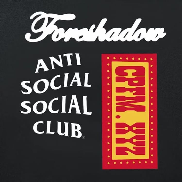 Anti Social Social Club x Cactus Plant Flea Market Foreshadow Hoodie Black