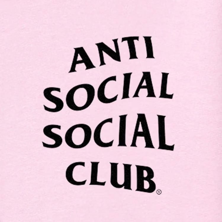 Anti Social Social Club Kkotch Hoodie Pink