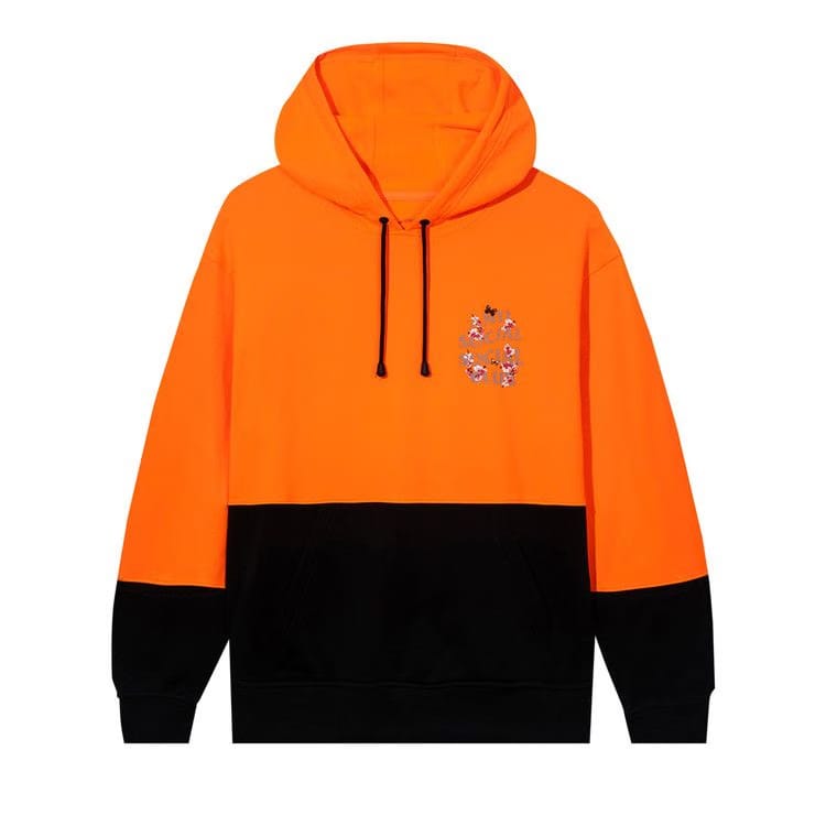 Anti Social Social Club Kkoch Construction Safety Hoodie Orange