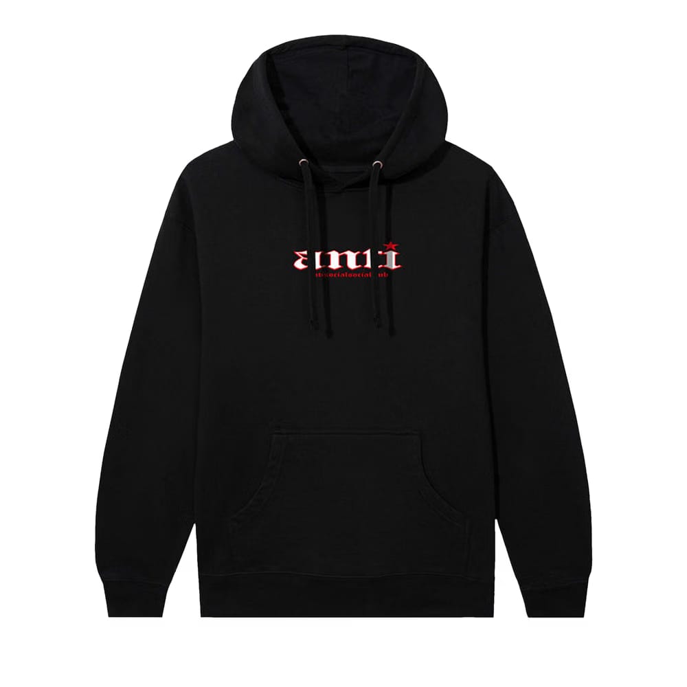 Anti Social Social Club You Don't Know Me Hoodie Black