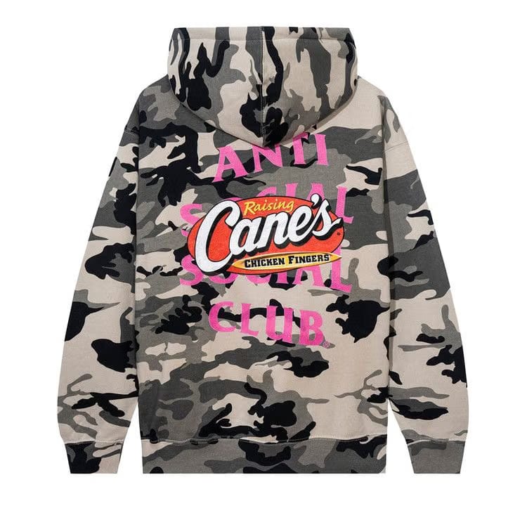 Anti Social Social Club x Raising Canes Saucy Camo Hoodie Camo
