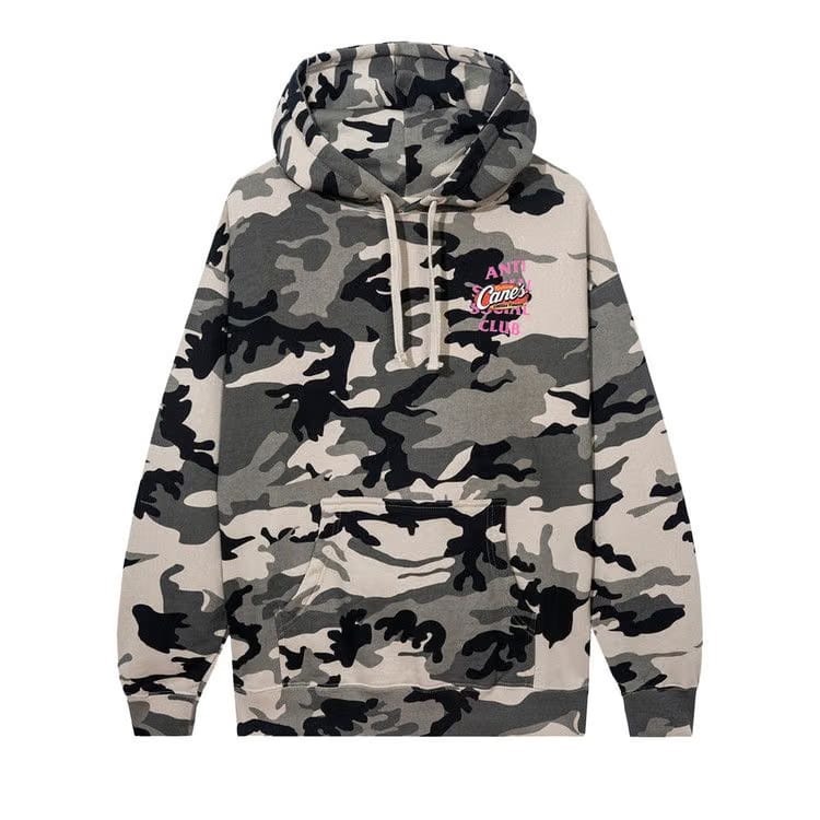 Anti Social Social Club x Raising Canes Saucy Camo Hoodie Camo