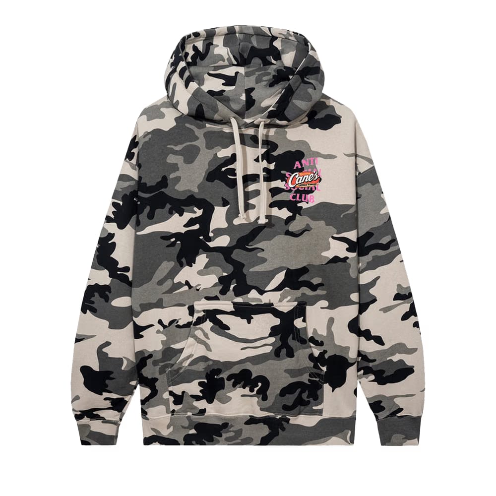 Anti Social Social Club x Raising Canes Saucy Camo Hoodie Camo