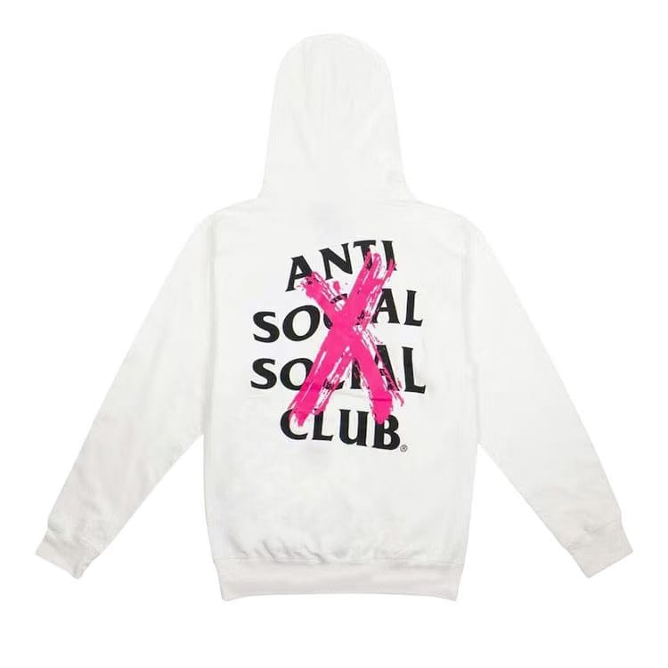 Anti Social Social Club Cancelled Hoodie White
