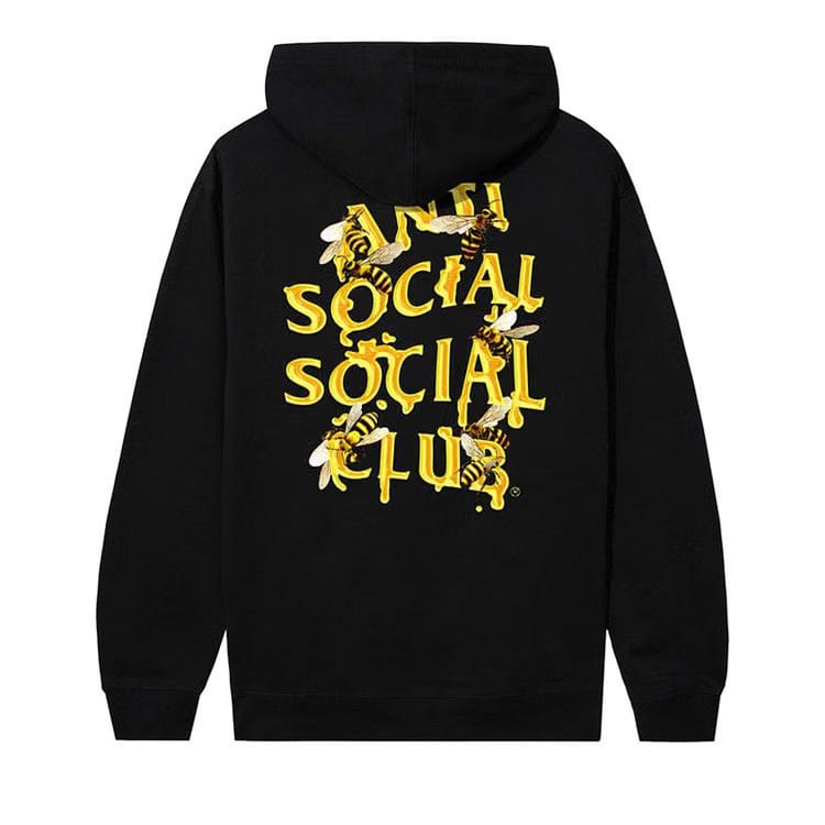 Anti Social Social Club Bee Keeper Hoodie Black