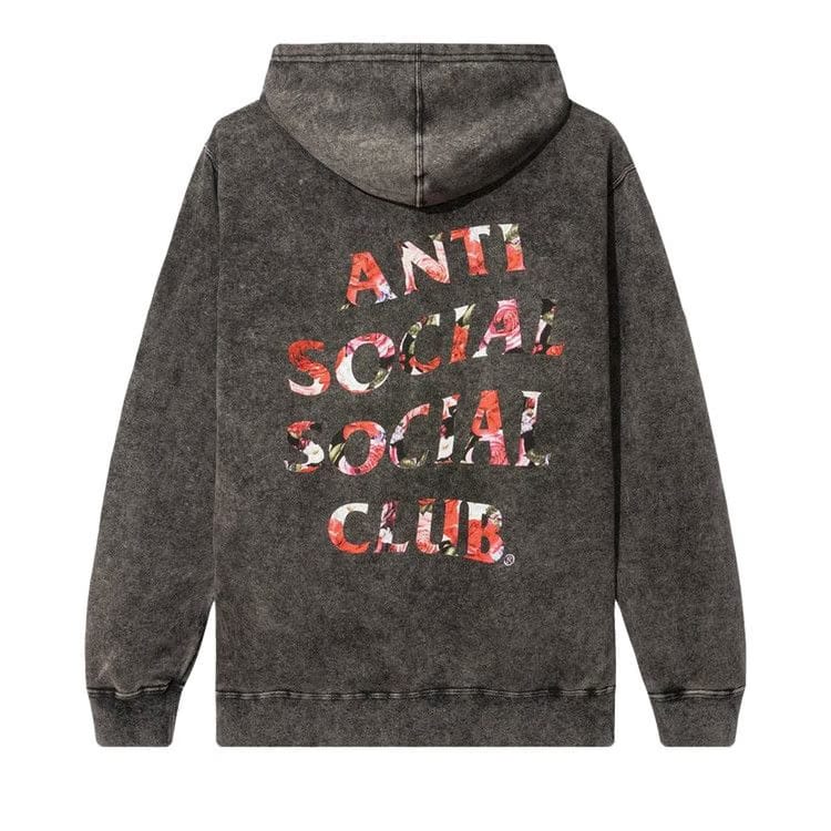 Anti Social Social Club Bed Hoodie Black Wash